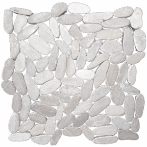 Sagi Pebble Slices - Mix White + Tan