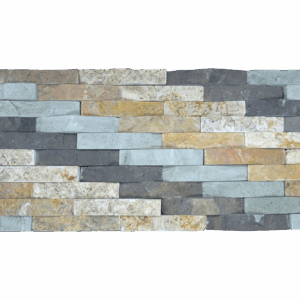 Marble Brick Panel 2x10 - Ladder Mix