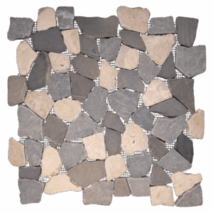 Pure Marble Weave - Mix White + Grey